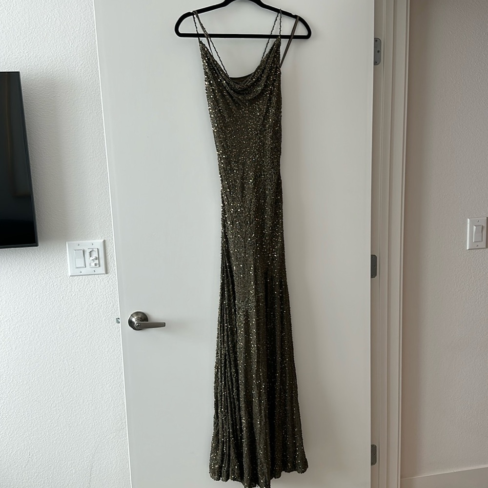Sue Wong beaded evening gown